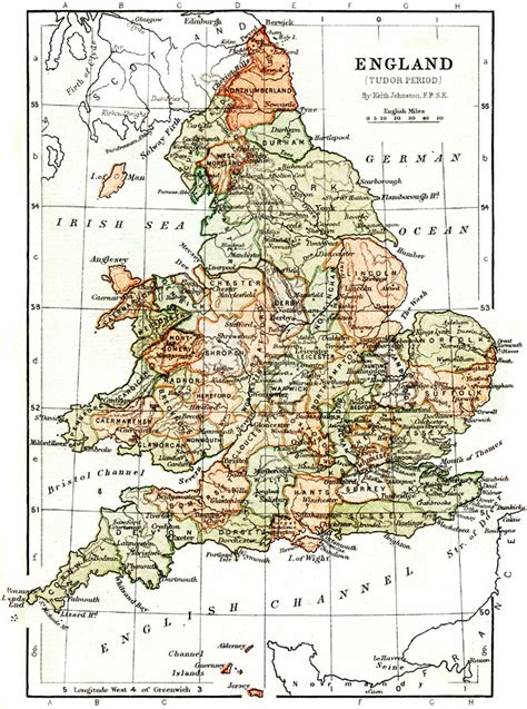 tudor time period map